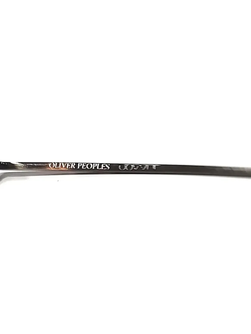 Oliver Peoples OP641 Gunmetal Half Rim Eyeglasses 53-18 142